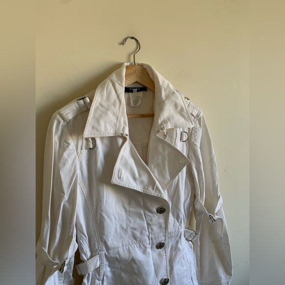 Versace Jeans Couture White Trench - Picture 2 of 8